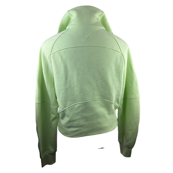 Lululemon Scuba Oversized Half Zip Hoodie Funnel Neck Green Women's Size M/L - Picture 11 of 13